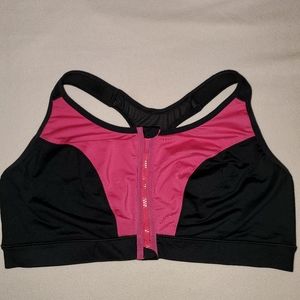 Pink and Black Livi Sports Bra
